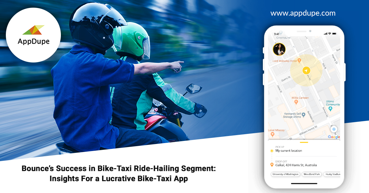 Bounce Success - Bike Taxi Ride Hailing App