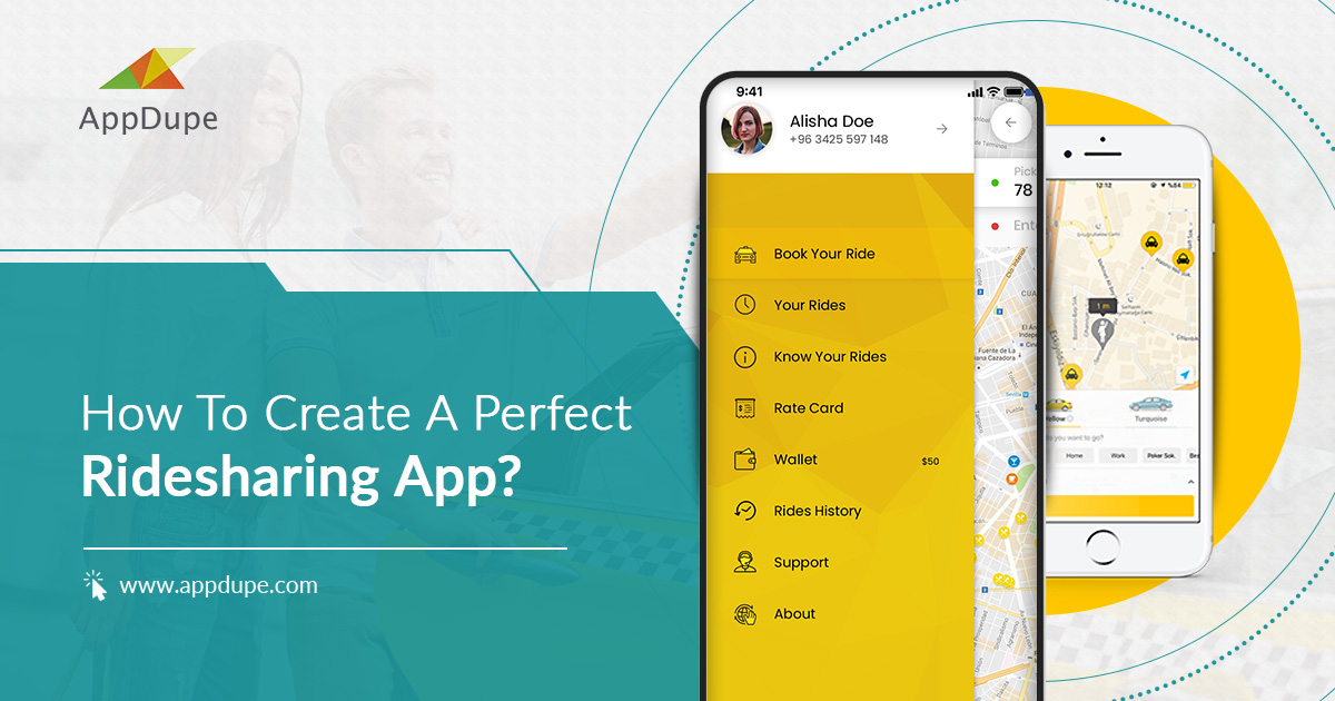 create ride sharing app