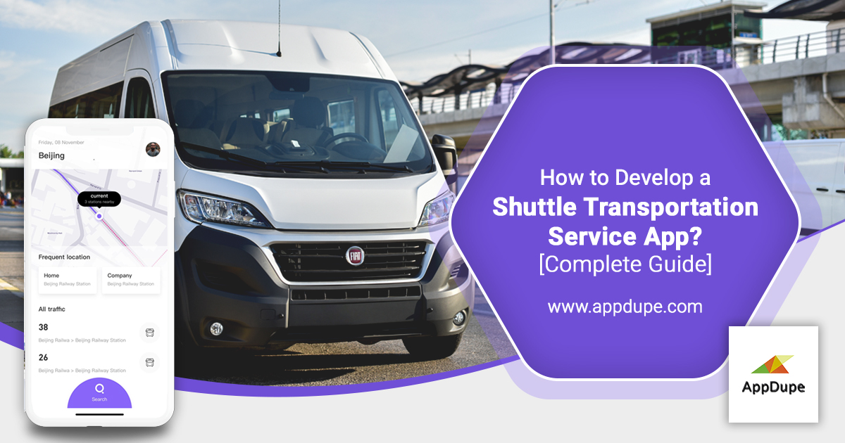 Develop shuttle transportation service app