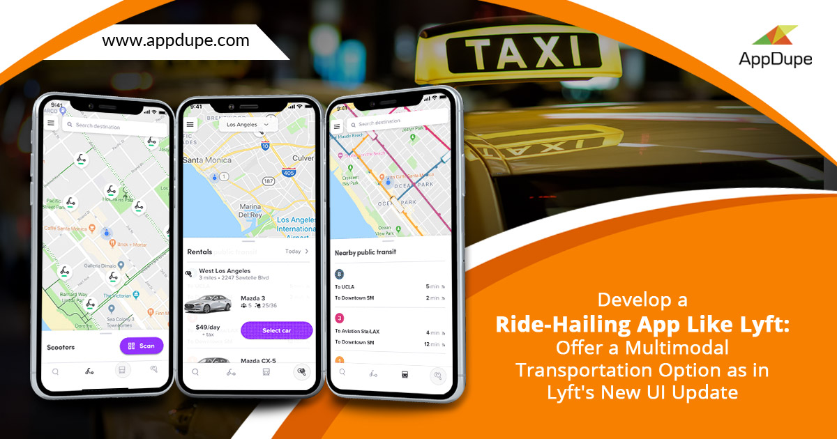 Develop app like Lyft