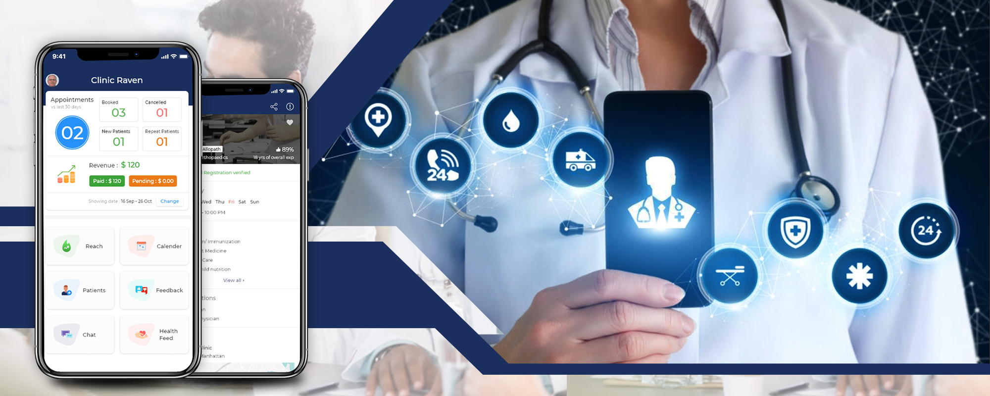 Create Your Own Telemedicine App, Healthcare App Development, Practo Clone