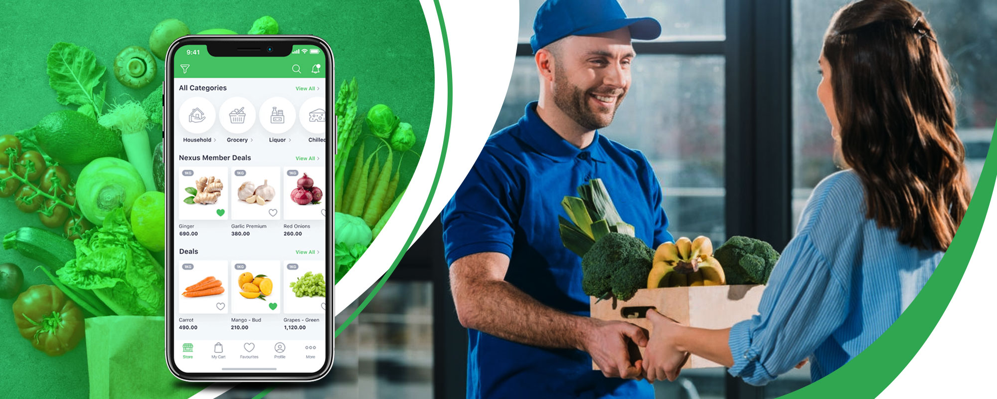 Launch app like Instacart