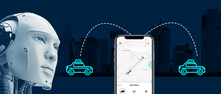 AI in taxi app