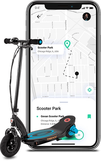 Uber for E-scooters App ScreenShot