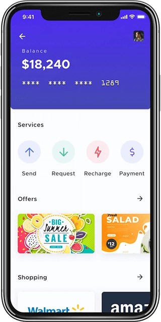 Balance In Digital Wallet App