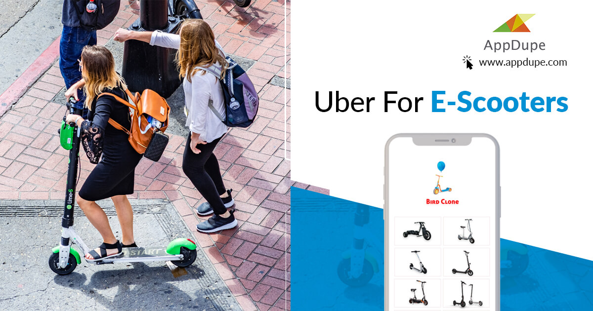 Get your customized Uber for e-scooter paired with a white-label solution