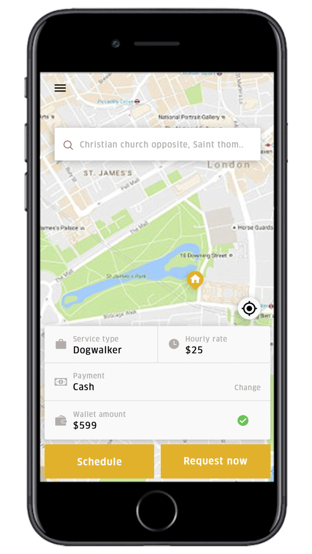 Dog walking service app Dog walking service app