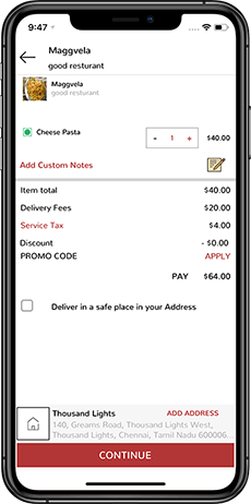 Invoice Generation Screenshot